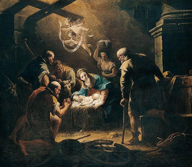 Gaspare Diziani The Adoration of the Shepherds